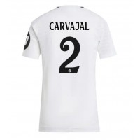 Billiga Real Madrid Daniel Carvajal #2 Hemma fotbollskläder Dam 2024-25 Kortärmad